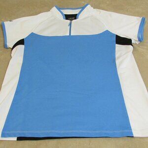 IZOD PerformX Women's Activewear Crop Sleeve Shirt Size Large  (A)